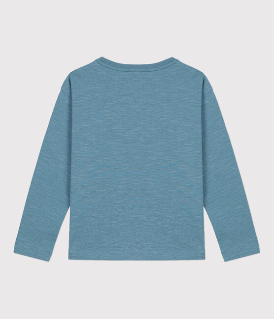 Boys' Long-Sleeved Cotton T-Shirt ROVER blue