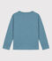 Boys' Long-Sleeved Cotton T-Shirt ROVER blue