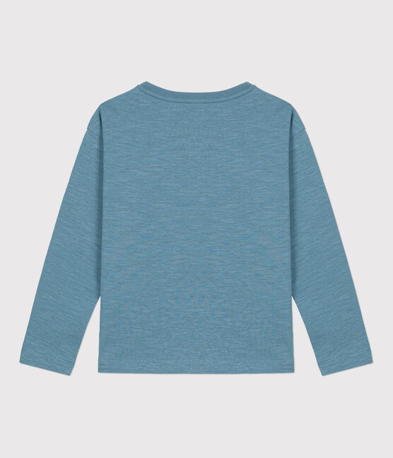 Boys' Long-Sleeved Cotton T-Shirt ROVER blue