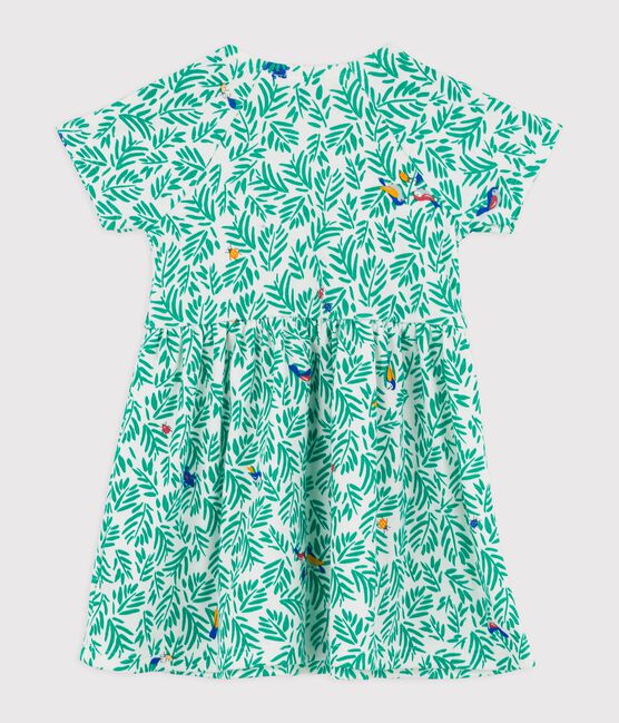 Babies' Cotton Dress MARSHMALLOW white/MULTICO white