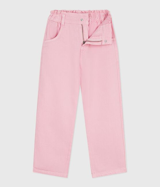 Children's cotton trousers MARQUISE pink
