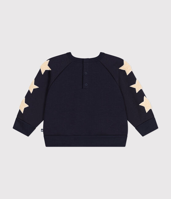 Babies' fleece sweatshirt SMOKING blue