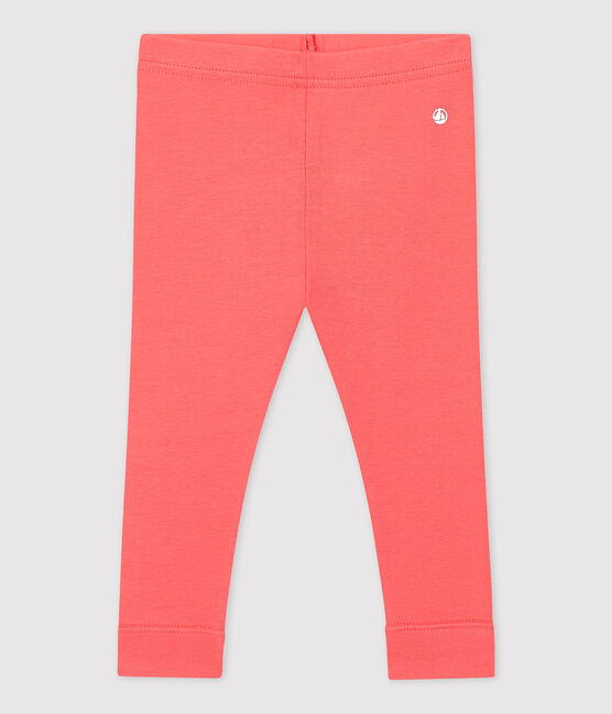 Babies' Cotton Leggings PEACHY orange