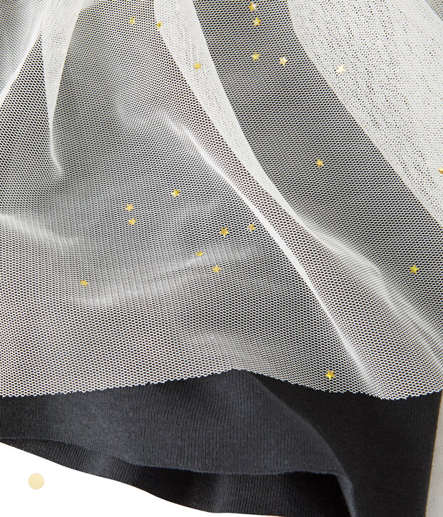 Baby Girl tutu dress white/grey