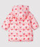 Baby girl's quilted puffer jacket MINOIS pink/MULTICO white