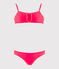 Girls' Two-Piece Swimsuit CUPCAKE pink