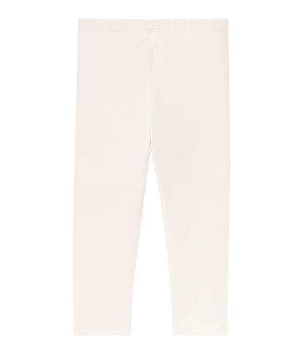 Girls' Cropped Leggings white