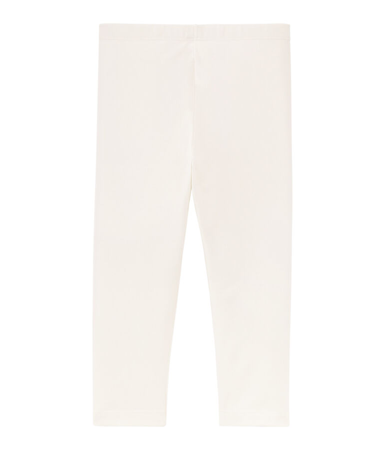 Girls' Cropped Leggings MARSHMALLOW white