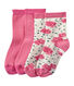 Set of 2 pairs of girl's socks