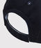 Baby Boys' Terry Cap with Badge. SMOKING blue/MARSHMALLOW white