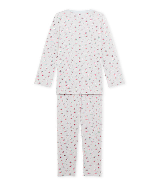 Pyjama fille imprimé petites fleurs BOCAL blue/MULTICO white