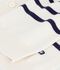 Children's stripy cotton cardigan blue/blue