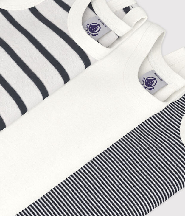 Babies' sleeveless bodysuits - 3-Pack multicolor