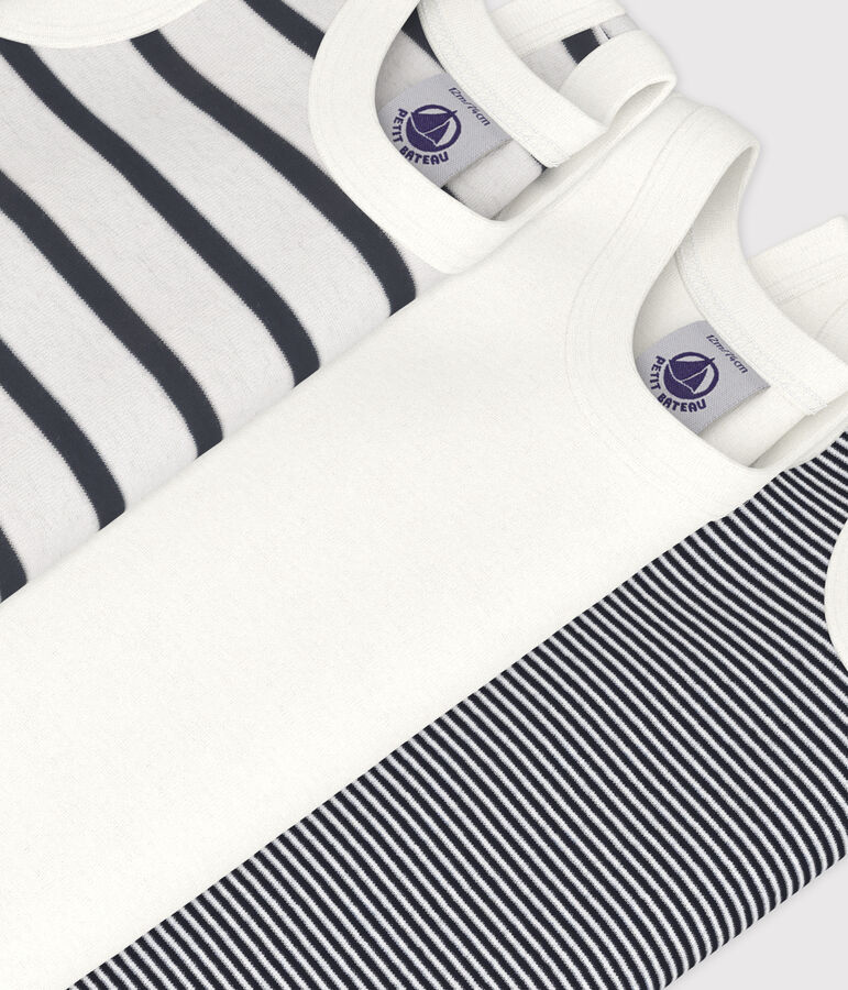 Babies' sleeveless bodysuits - 3-Pack multicolor