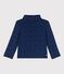 Babies' Cotton Polo Neck MEDIEVAL blue/MULTICO white