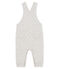 Baby Boys' Long Quilted Tube-Knit Dungarees BELUGA CHINE grey
