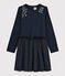 Girls' Long-Sleeved Dress SMOKING blue