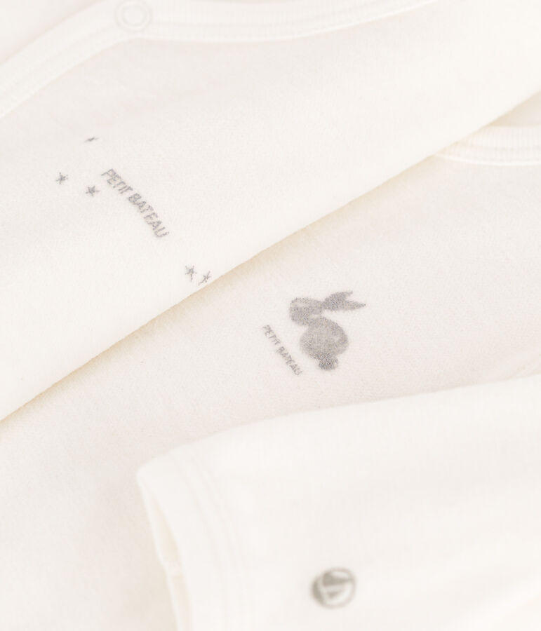 Babies' Velour Pyjamas 2-Pack multicolor