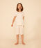 Children's Floral Print Cotton Capri Pyjamas AVALANCHE white/MULTICO