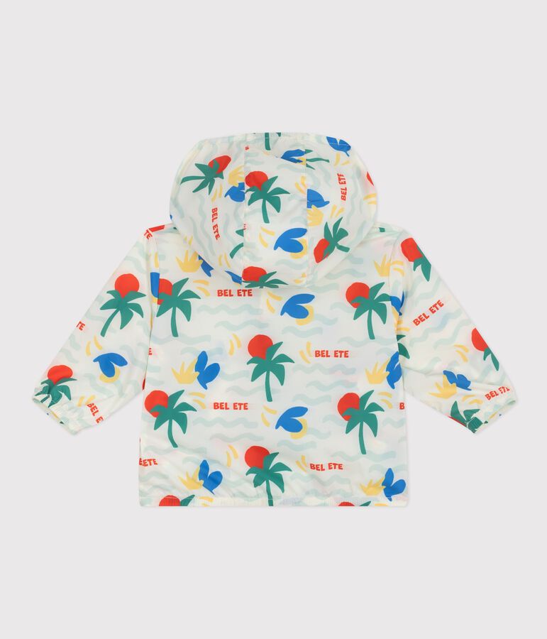 Babies' ultra-lightweight windbreaker MILK /MULTICO