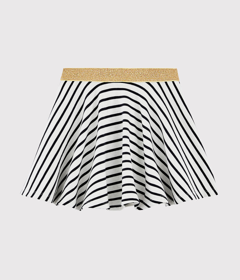 Girls' Skirt MARSHMALLOW white/SMOKING blue