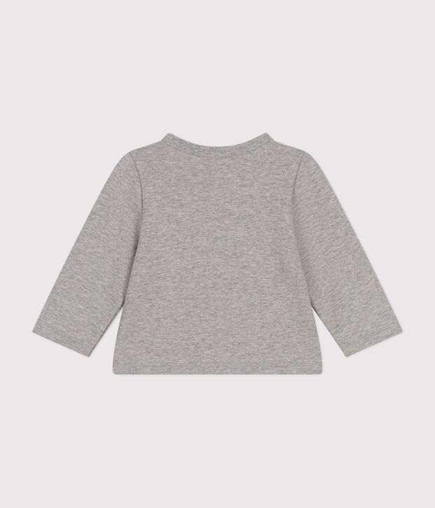 Babies' Fleece Cardigan grey