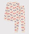 Boys' Bike Themed Cotton Pyjamas AVALANCHE white/MULTICO