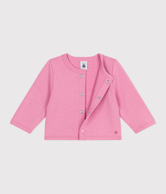 Babies' plain cotton cardigan BOUDOIR