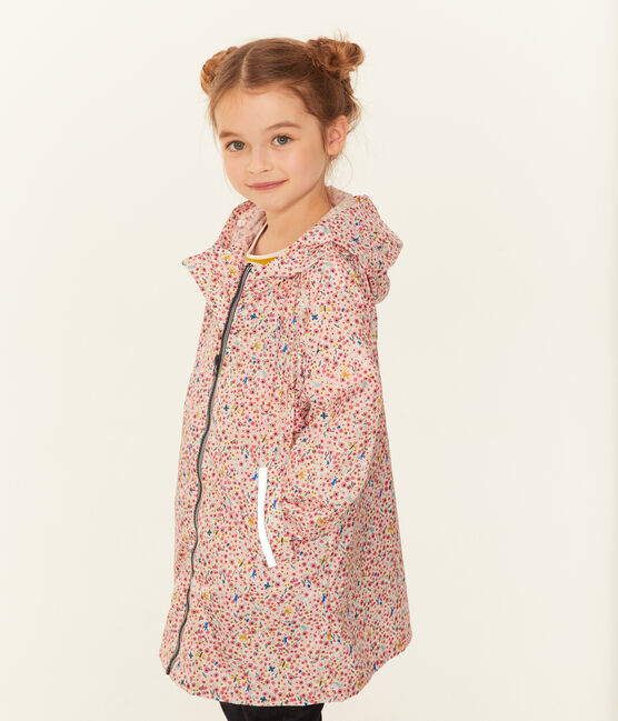 Girls' WIndbreaker MARSHMALLOW white/MULTICO white