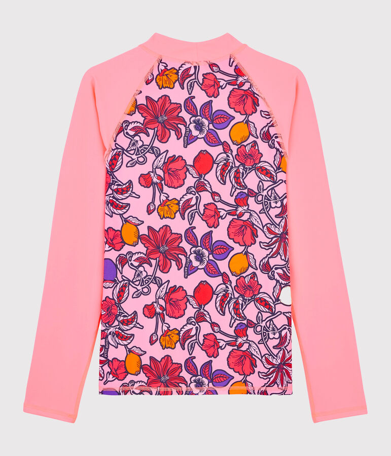 Women's Eco-Friendly UPF 50+ UV-Proof T-shirt pink/multicolor