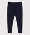 Babies' plain cotton leggings SMOKING blue