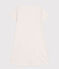 Children's Small Heart Motif Cotton Nightdress MARSHMALLOW white/PAPAYE