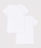 Girls' White Short-Sleeved T-Shirt - 2-Pack variante 1
