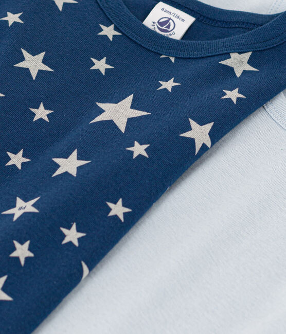 Boys' Star Long-Sleeved Cotton T-Shirts - 2-Pack variante 1
