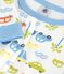 Children's very snug-fitting car print cotton pyjamas MARSHMALLOW white/MULTICO white
