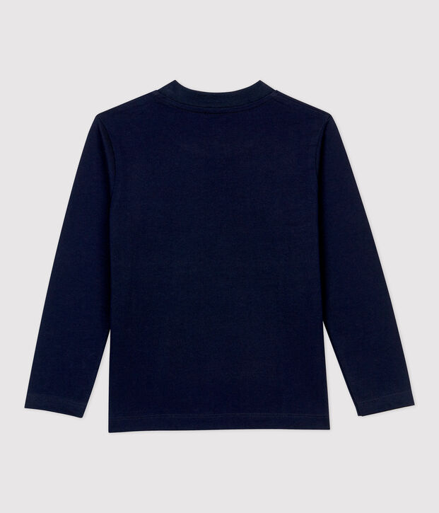 Boys' Long-Sleeved Cotton T-Shirt SMOKING