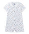Baby boy's print romper ECUME white/MULTICO white