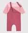 Babies' cotton gift set: T-shirt and dungarees multicolor