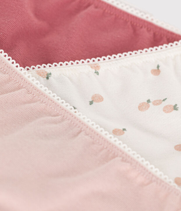 Children's cotton and elastane briefs - 3-Pack multicolor