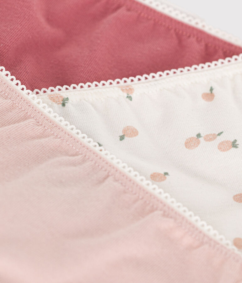 Children's cotton and elastane briefs - 3-Pack multicolor