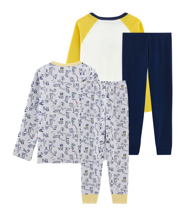 Boys' Ribbed Pyjamas - 2-Piece Set multicolor