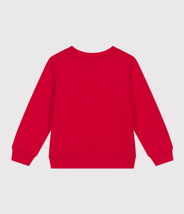 Boy's Fleece Sweatshirt red