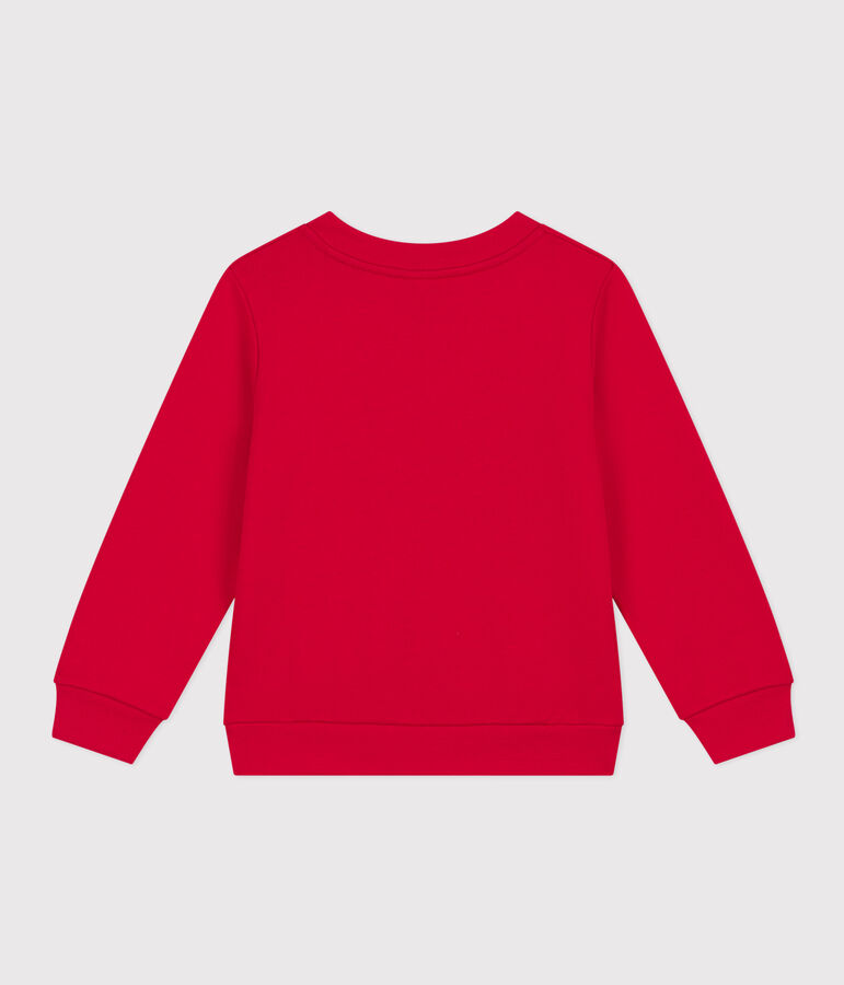 Boy's Fleece Sweatshirt red