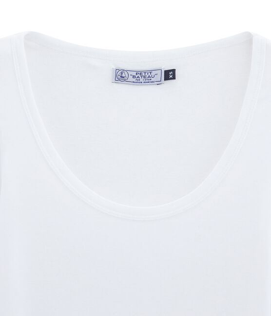 Women's 3/4 sleeved t-shirt ECUME white