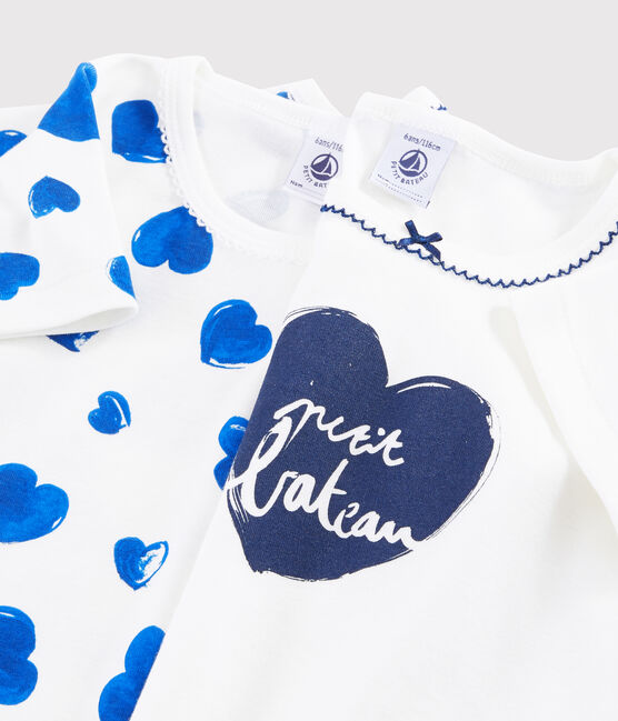 Girls' Short-sleeved Heart T-Shirt - 2-Piece Set variante 1