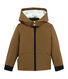 Warm raincoat with sweatshirt lining