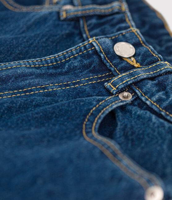 Women's Eco-Friendly Cotton Jeans BLEU DELAVE blue