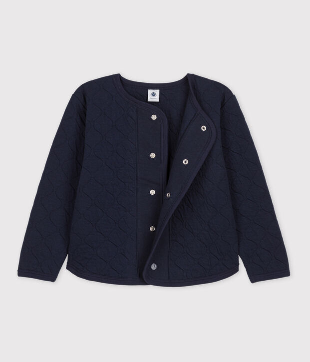 Girls' Tube Knit Cardigan SMOKING
