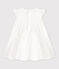 Baby Girls' Sleeveless Poplin Dress ECUME white