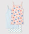 Girls' Cat Print Cotton Vest Tops - 3-Pack variante 1